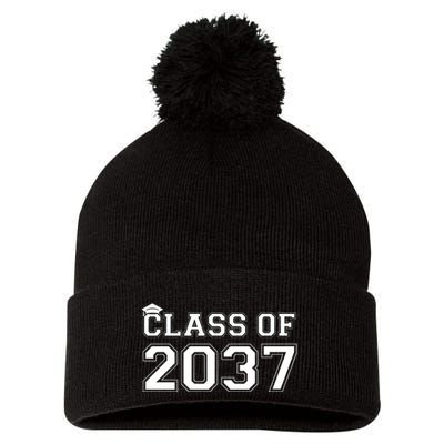 Class Of 2037 Pre K Grow With Me Graduation Pom Pom 12in Knit Beanie