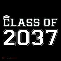 Class Of 2037 Pre K Grow With Me Graduation Toddler T-Shirt