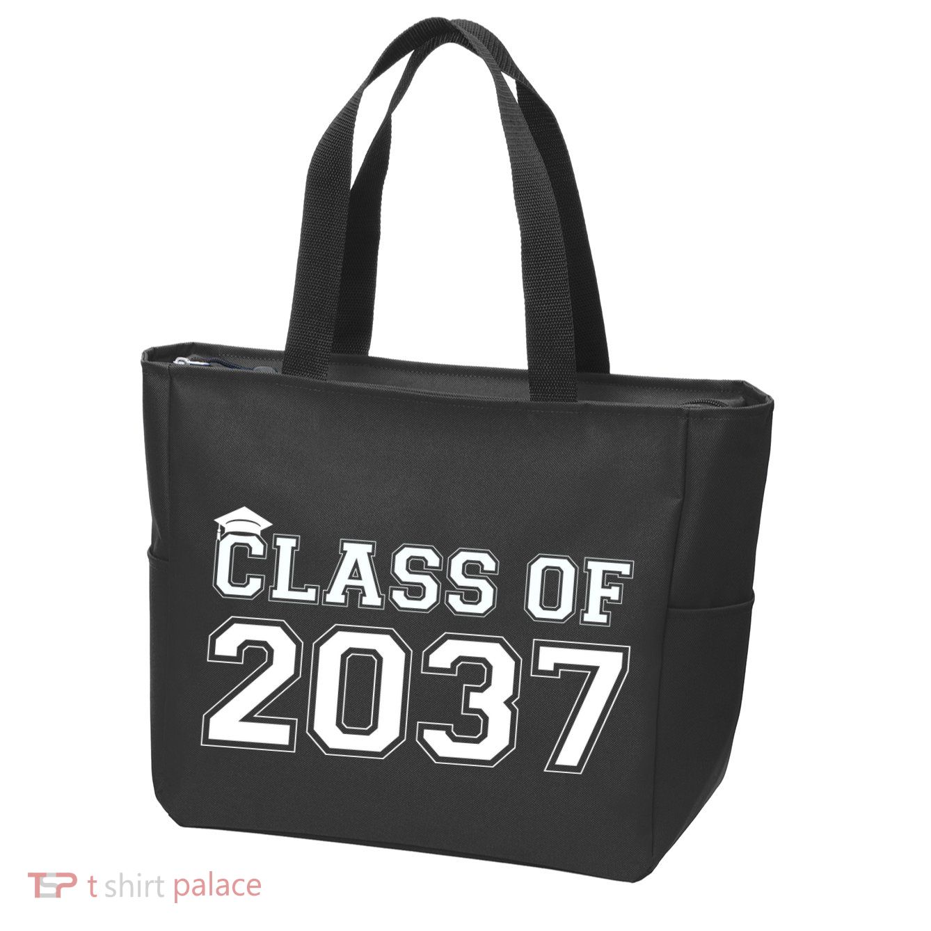 Class Of 2037 Pre K Grow With Me Graduation Zip Tote Bag