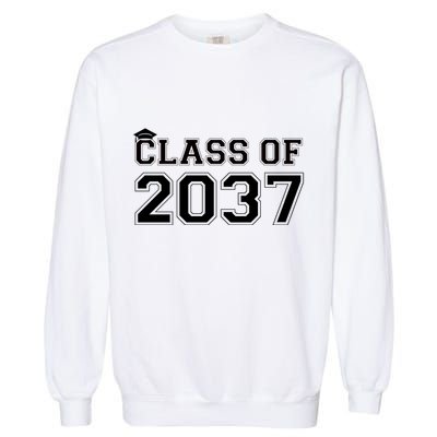 Class Of 2037 Pre K Grow With Me Graduation Garment-Dyed Sweatshirt