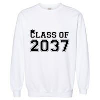 Class Of 2037 Pre K Grow With Me Graduation Garment-Dyed Sweatshirt