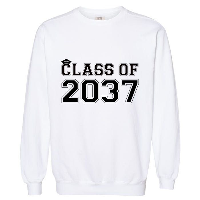 Class Of 2037 Pre K Grow With Me Graduation Garment-Dyed Sweatshirt