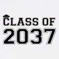 Class Of 2037 Pre K Grow With Me Graduation Garment-Dyed Sweatshirt
