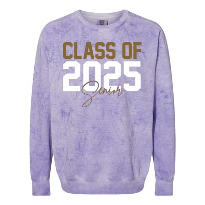 Class Of 2025 Senior Graduation Colorblast Crewneck Sweatshirt