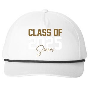 Class Of 2025 Senior Graduation Snapback Five-Panel Rope Hat