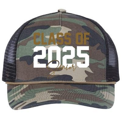 Class Of 2025 Senior Graduation Retro Rope Trucker Hat Cap