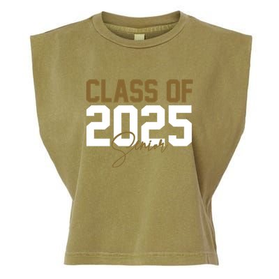 Class Of 2025 Senior Graduation Garment-Dyed Women's Muscle Tee