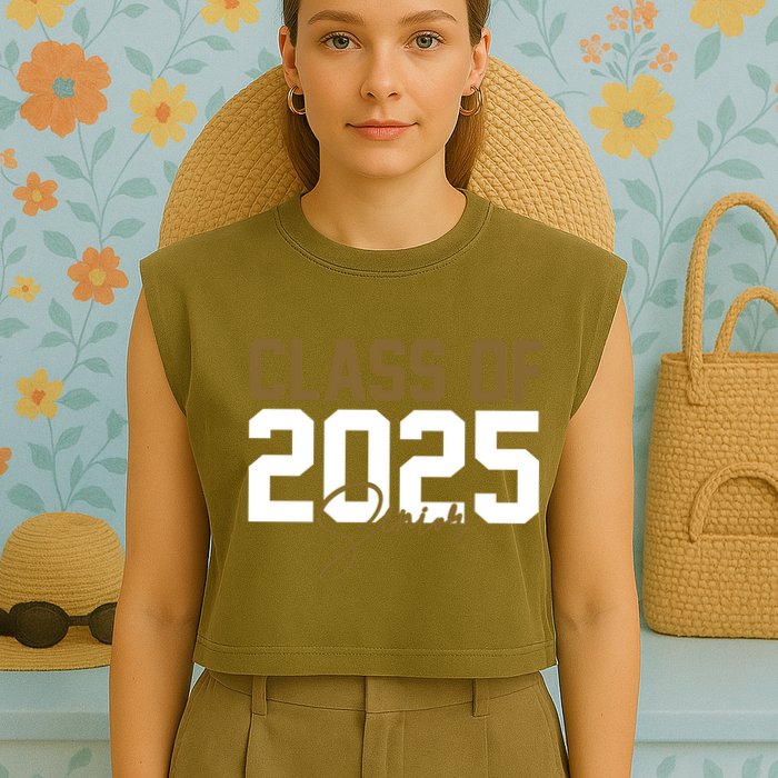 Class Of 2025 Senior Graduation Garment-Dyed Women's Muscle Tee