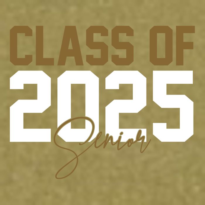 Class Of 2025 Senior Graduation Garment-Dyed Women's Muscle Tee