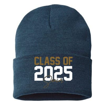 Class Of 2025 Senior Graduation Sustainable Knit Beanie