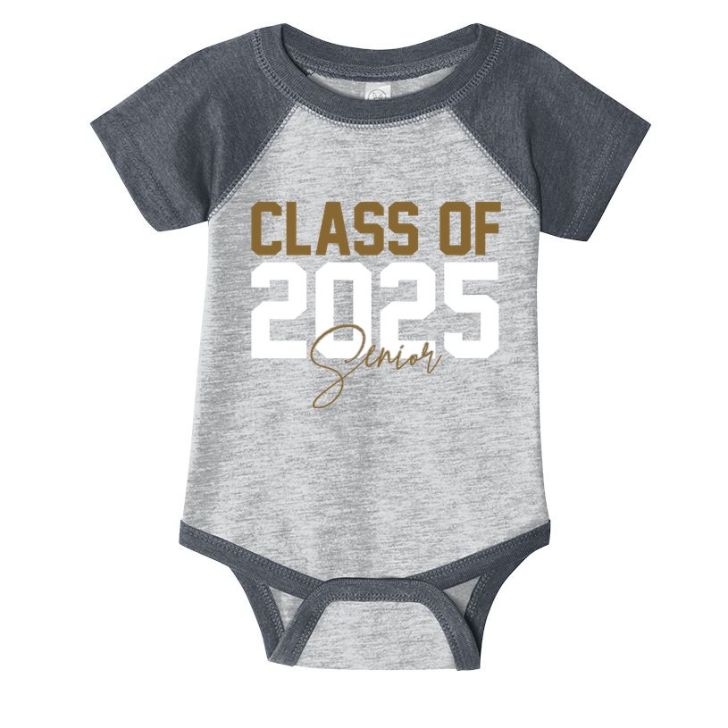Class Of 2025 Senior Graduation Infant Baby Jersey Bodysuit