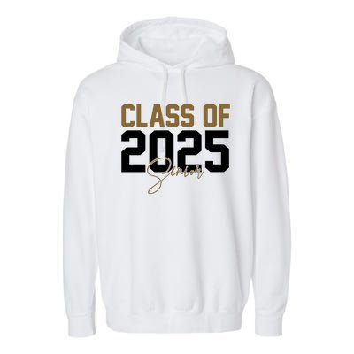 Class Of 2025 Senior Graduation Garment-Dyed Fleece Hoodie