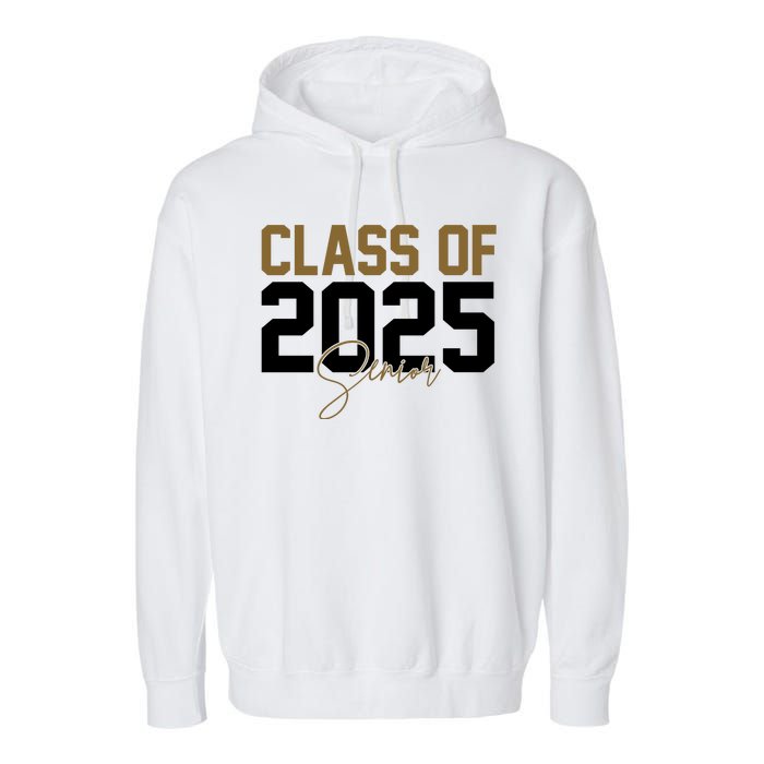 Class Of 2025 Senior Graduation Garment-Dyed Fleece Hoodie