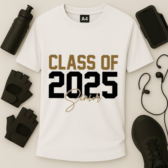 Class Of 2025 Senior Graduation Cooling Performance Crew T-Shirt