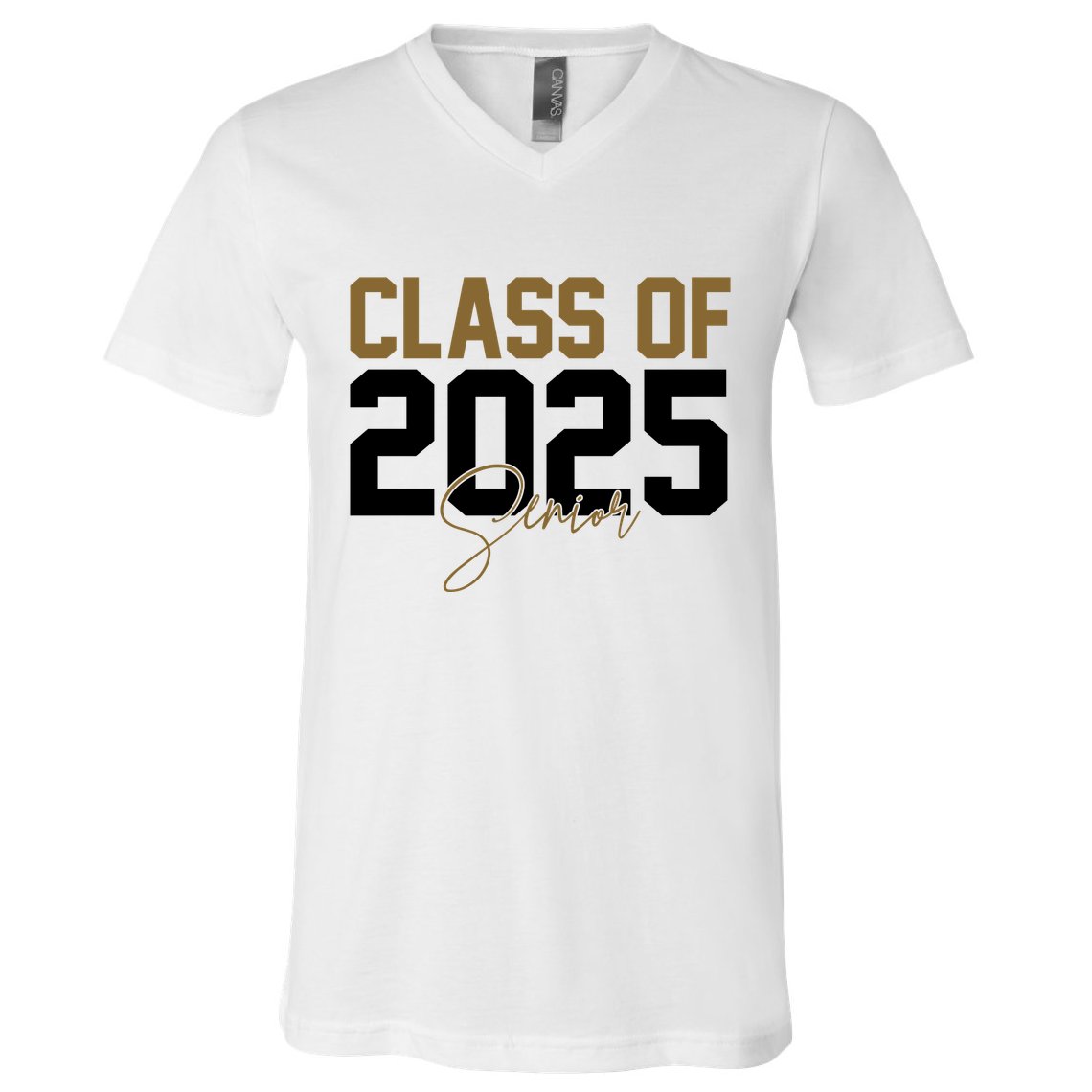 Class Of 2025 Senior Graduation V-Neck T-Shirt