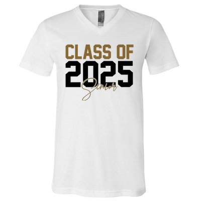 Class Of 2025 Senior Graduation V-Neck T-Shirt