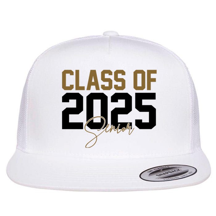 Class Of 2025 Senior Graduation Flat Bill Trucker Hat