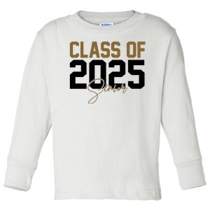 Class Of 2025 Senior Graduation Toddler Long Sleeve Shirt