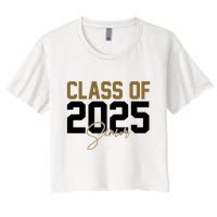 Class Of 2025 Senior Graduation Women's Crop Top Tee