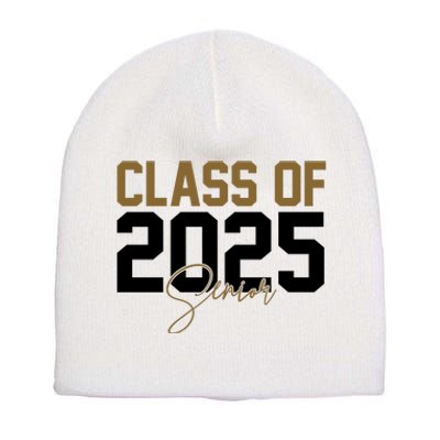 Class Of 2025 Senior Graduation Short Acrylic Beanie