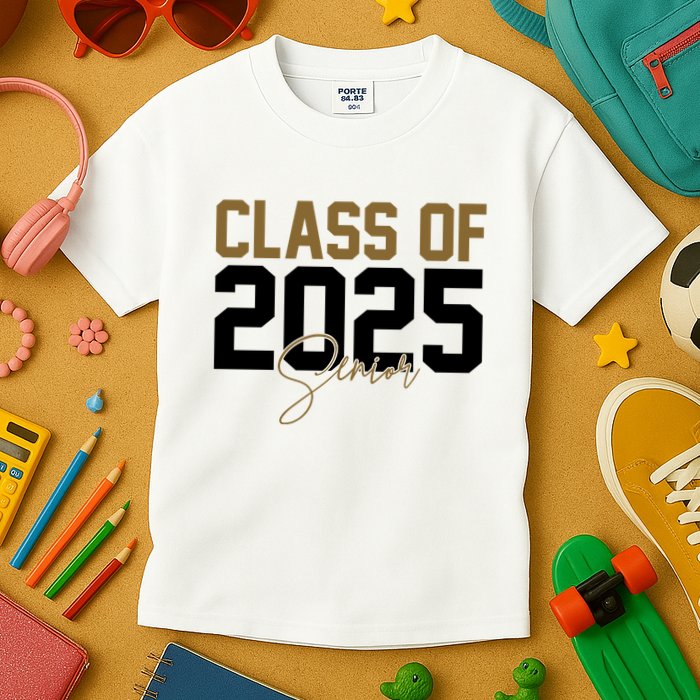 Class Of 2025 Senior Graduation Kids T-Shirt