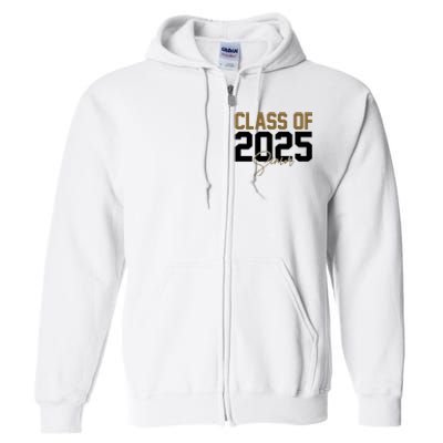 Class Of 2025 Senior Graduation Full Zip Hoodie