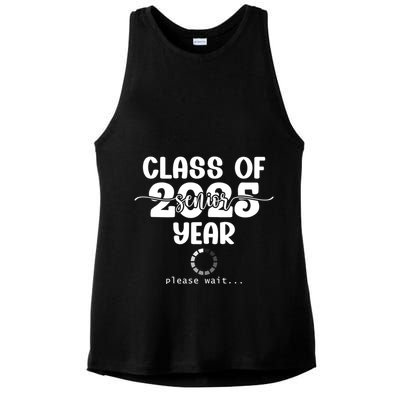 Class Of 2025 Senior Year Loading Funny Senior 2025 Cool Gift Ladies PosiCharge Tri-Blend Wicking Tank