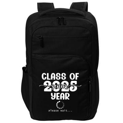 Class Of 2025 Senior Year Loading Funny Senior 2025 Cool Gift Impact Tech Backpack