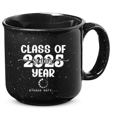 Class Of 2025 Senior Year Loading Funny Senior 2025 Cool Gift 15oz Campfire Ceramic Mug
