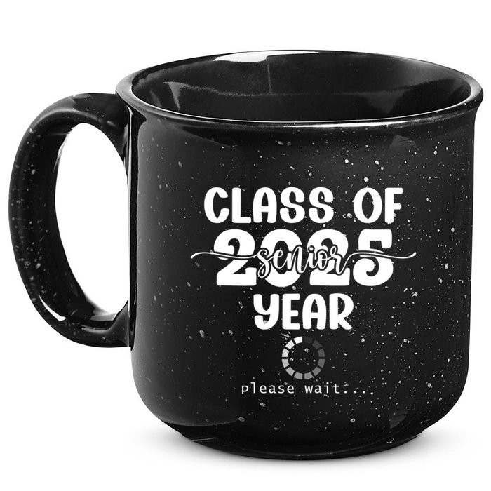 Class Of 2025 Senior Year Loading Funny Senior 2025 Cool Gift 15oz Campfire Ceramic Mug