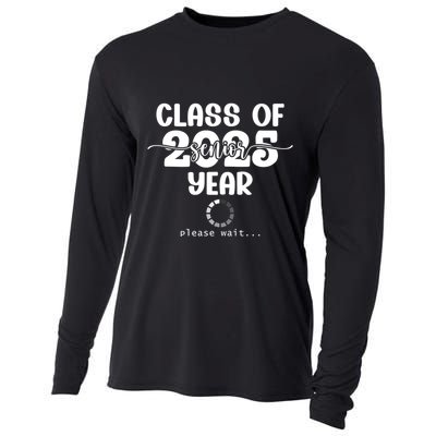 Class Of 2025 Senior Year Loading Funny Senior 2025 Cool Gift Cooling Performance Long Sleeve Crew