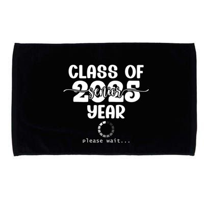 Class Of 2025 Senior Year Loading Funny Senior 2025 Cool Gift Microfiber Hand Towel