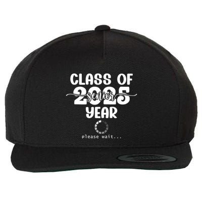 Class Of 2025 Senior Year Loading Funny Senior 2025 Cool Gift Wool Snapback Cap