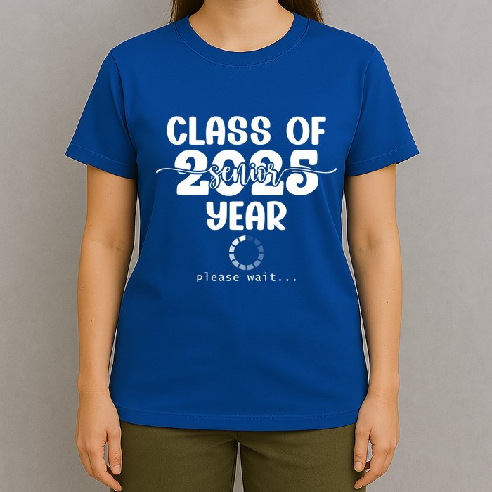 Class Of 2025 Senior Year Loading Funny Senior 2025 Cool Gift T-Shirt