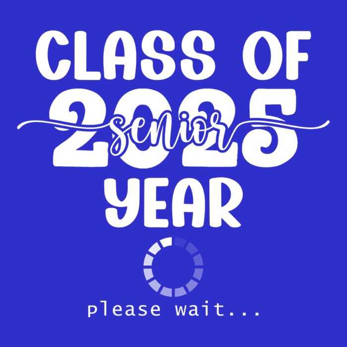 Class Of 2025 Senior Year Loading Funny Senior 2025 Cool Gift T-Shirt