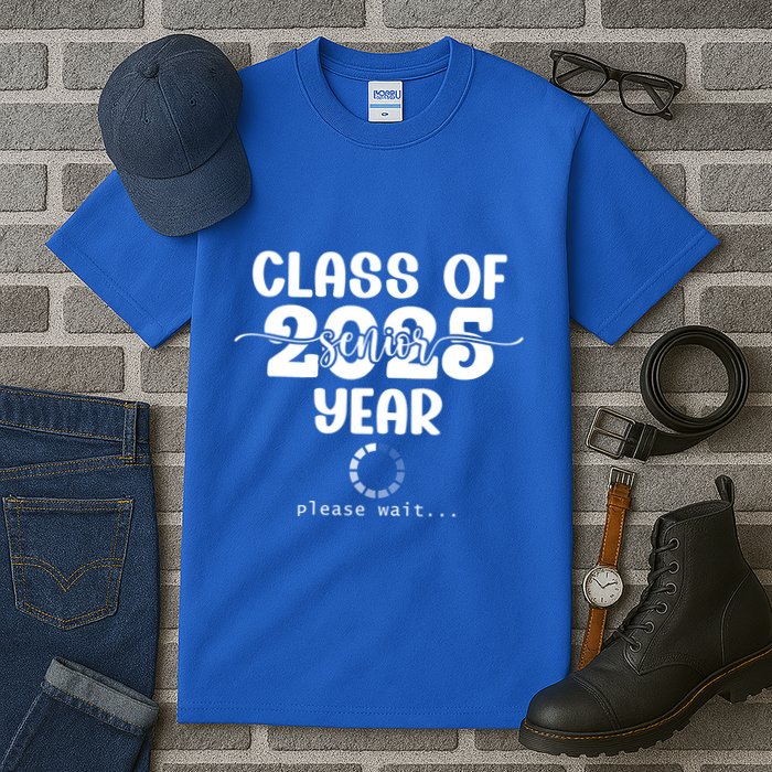 Class Of 2025 Senior Year Loading Funny Senior 2025 Cool Gift Tall T-Shirt