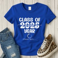 Class Of 2025 Senior Year Loading Funny Senior 2025 Cool Gift Womens T-Shirt