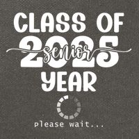 Class Of 2025 Senior Year Loading Funny Senior 2025 Cool Gift Cotton Canvas Backpack