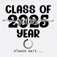Class Of 2025 Senior Year Loading Funny Senior 2025 Cool Gift Garment-Dyed Sweatshirt