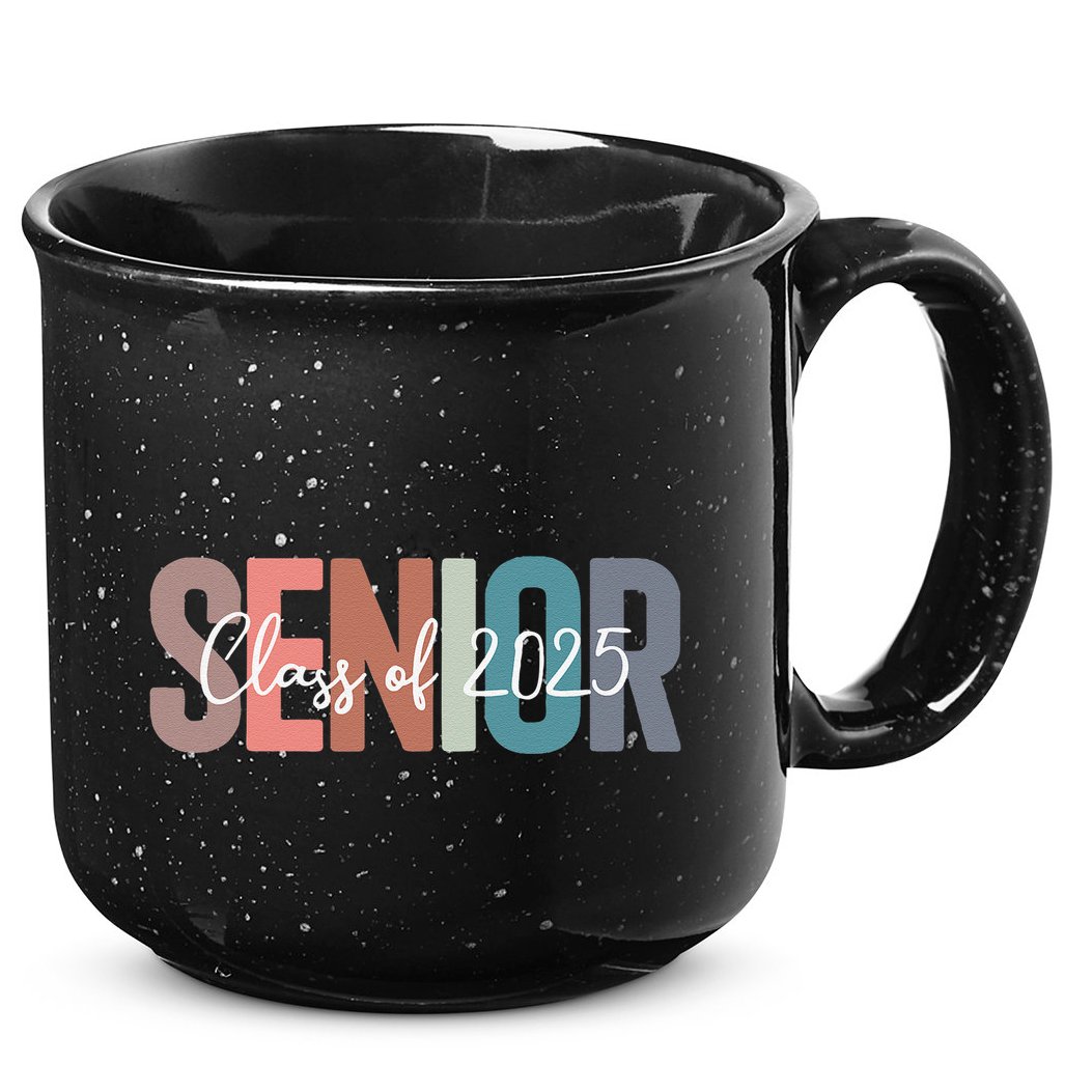 Class Of 2025 Senior Graduation Back To School Graduate Gift 15oz Campfire Ceramic Mug