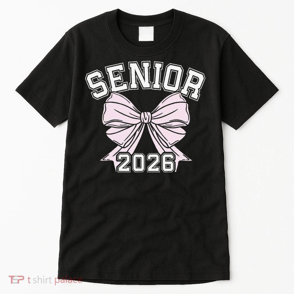 Class Of 2026 Senior Coquette Bow Aesthetic Tall T-Shirt