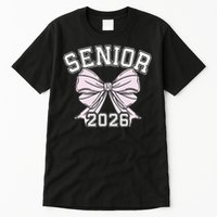 Class Of 2026 Senior Coquette Bow Aesthetic Tall T-Shirt