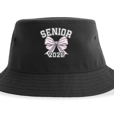 Class Of 2026 Senior Coquette Bow Aesthetic Sustainable Bucket Hat