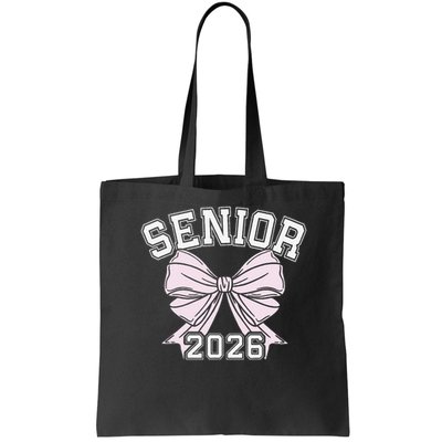 Class Of 2026 Senior Coquette Bow Aesthetic Bag