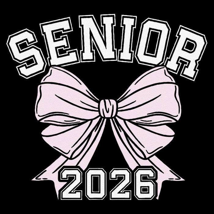 Class Of 2026 Senior Coquette Bow Aesthetic Youth Performance Sprint T-Shirt