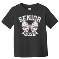 Class Of 2026 Senior Coquette Bow Aesthetic Toddler T-Shirt
