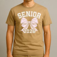 Class Of 2026 Senior Coquette Bow Aesthetic T-Shirt