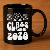 Class Of 2028 Kindergarten 11oz C Handle Ceramic Mug