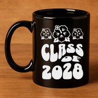 Class Of 2028 Kindergarten 11oz C Handle Ceramic Mug