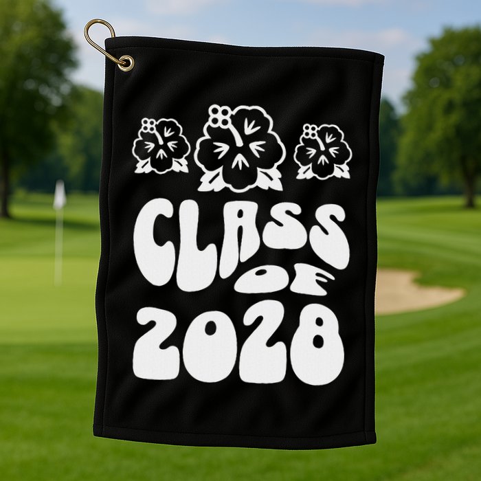 Class Of 2028 Kindergarten Golf Towel
